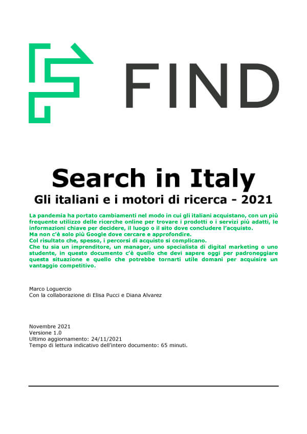 Whitepaper Search In Italy 2021
