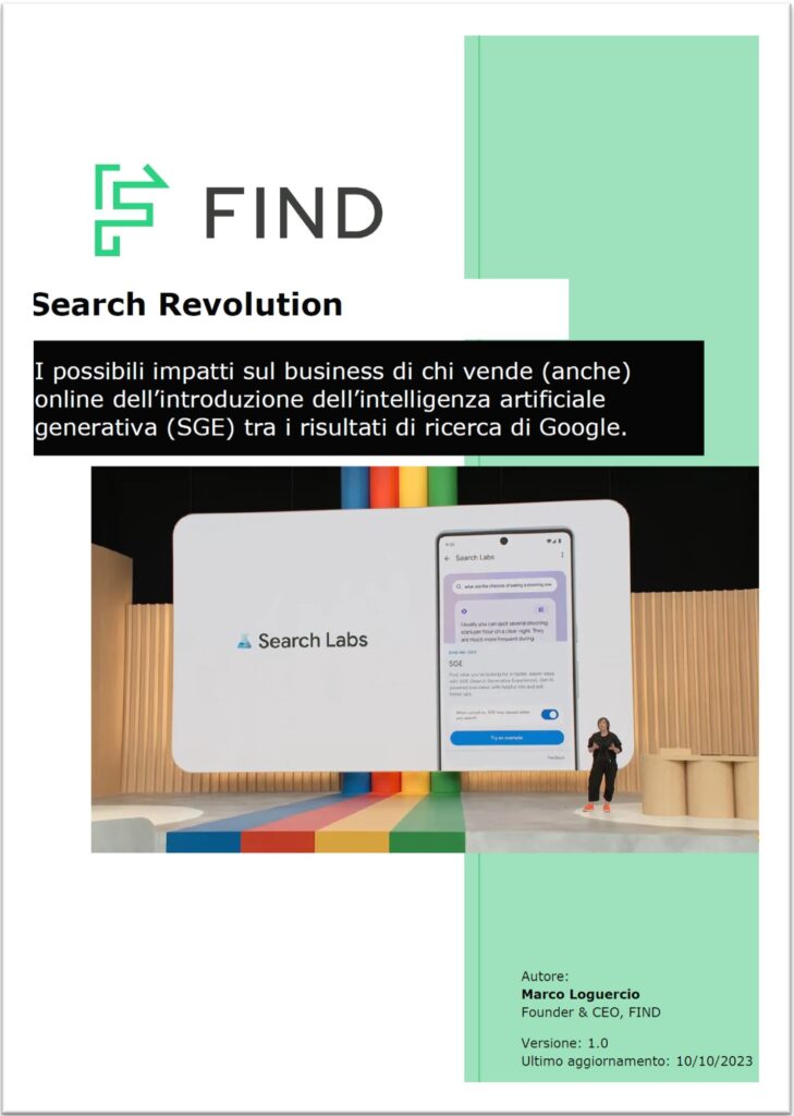 FIND / Search Driven Marketing - SGE copertina